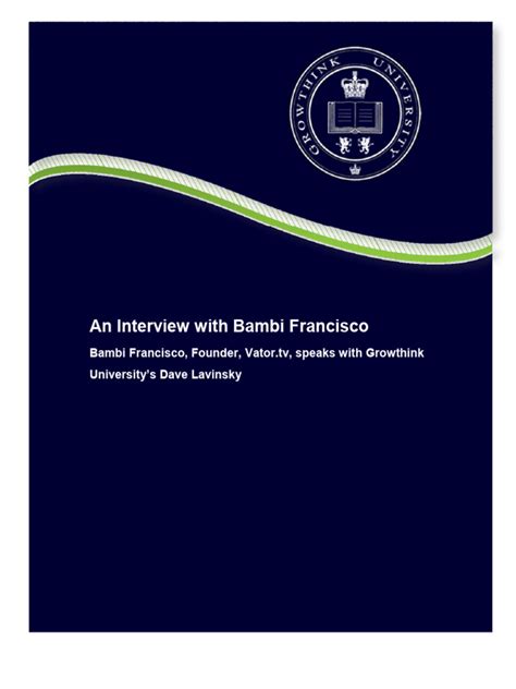 Full File Transcripts: Original Series and BambiLite.